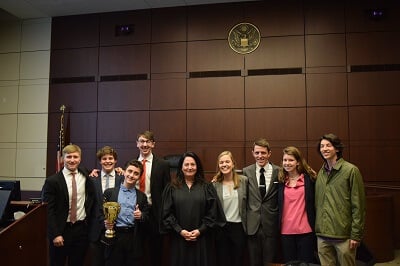 Kirkwood High School (STL) is the 2018 State Champion of the Missouri High School Mock Trial Competition