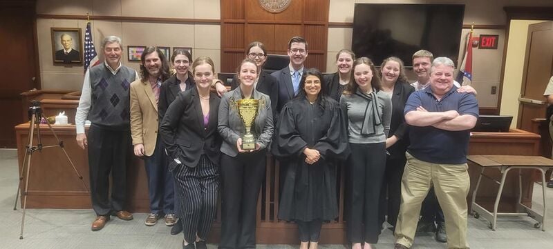 Kirkwood High School's mock trial team