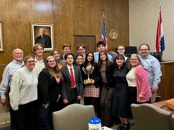 The 2025 Missouri High School Mock Trial Competition State Champion is <strong>Maplewood Richmond Heights High School</strong> from the St. Louis Region