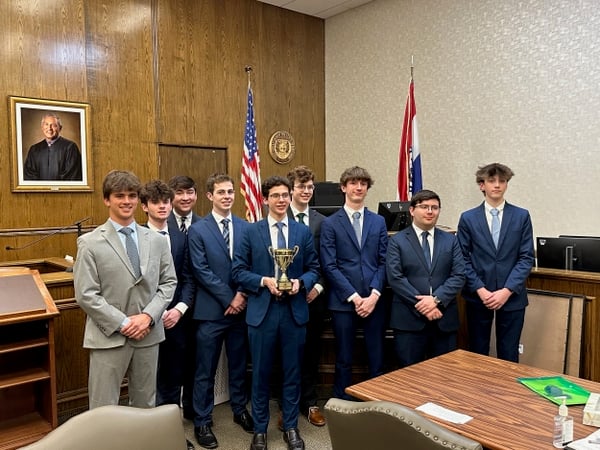 Rockhurst High School from the Kansas City Region took second place in the State Championship of the 2025 Missouri High School Mock Trial Competition